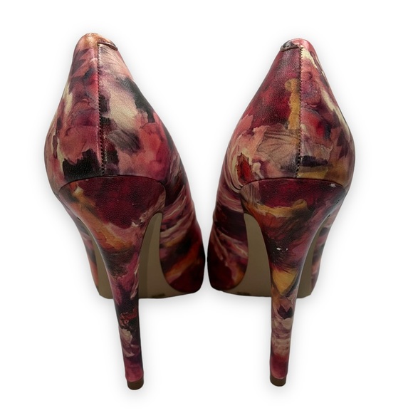 NEW BCBG Floral Print Platform Stiletto Heels Women’s Size 9M - Picture 2 of 11